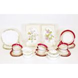 Royal Worcester part dinner service and further glass and ceramics (2 boxes)