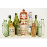 Three boxes of glass and ceramic bottles (3 boxes)  Condition ReportPhotos added