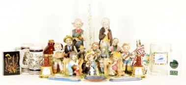 Assorted ceramics and ornaments, modern Chinese-style lidded ginger jars, etc (3 boxes)