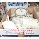 Soho pottery Ambassador ware part dinner service and assorted chinaware (2 boxes)