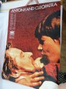 Ten film and theatre posters including Anthony and Cleopatra, RSC, Aldwych Welsh National Opera,