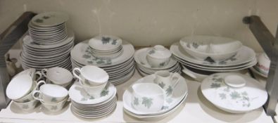 Noritake "Wild Ivy" pattern part dinner service, 20th century, comprising vegetable dish and