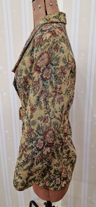 Various assorted clothing to include a machine tapestry style jacket, a printed leopard skin - Image 2 of 6