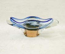 1960's Josef Hospodka for Chribska, Czech glass bowl (10cm tall x 29cm wide)Condition Reportthere