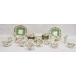 Late 19th/early 20th century Aynsley china tea set for 12, to include teacups, saucers, tea