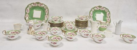 Late 19th/early 20th century Aynsley china tea set for 12, to include teacups, saucers, tea