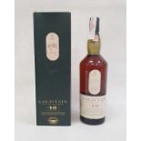 Bottle of Lagavulin Single Islay Malt Scotch Whisky, aged 16 years, 1 litre