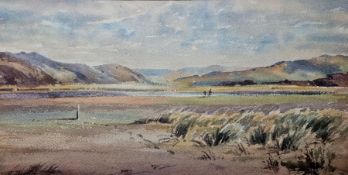 Various 20th century watercolours to include Chris Brittan landscape with trees dated 93, W Houghton