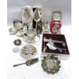 Electroplated wares to include Viners plated ware, etc (1 box)