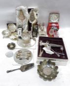 Electroplated wares to include Viners plated ware, etc (1 box)
