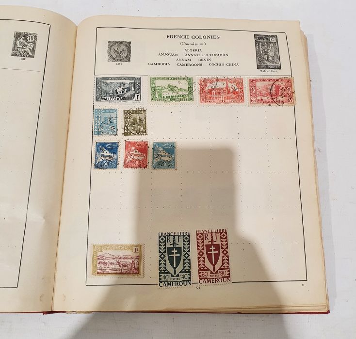 The Strand stamp album with mixed stamps and a draughtsman's technical drawing set (2) - Image 4 of 6