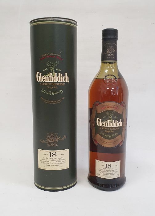 Bottle of Glenfiddich Ancient Reserve Single Malt Scotch Whisky