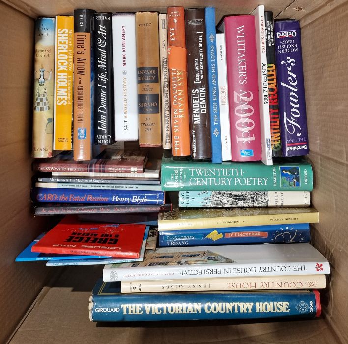 Assorted hardback books including titles on architecture, poetry, history and literature (3 boxes) - Bild 2 aus 4