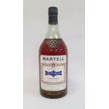 Bottle of J & F Martell Cognac, France, 32 us. Fl. ozs