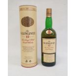 Bottle of Glenlivet Pure Single Malt Scotch Whisky 1 litre