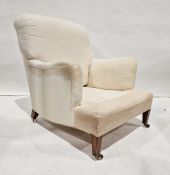 Howard & Sons armchair marked to back leg '1512 705 Howard & Sons Ltd, Berners St', with four