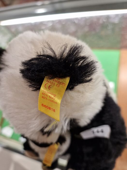 Steiff handmade mohair Cha Cha Panda mother and cub bear with certificate of authenticity and dust - Image 6 of 7