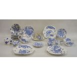 Royal Worcester some Copeland, Coalport and others Blue Dragon pattern composite part tea and dinner