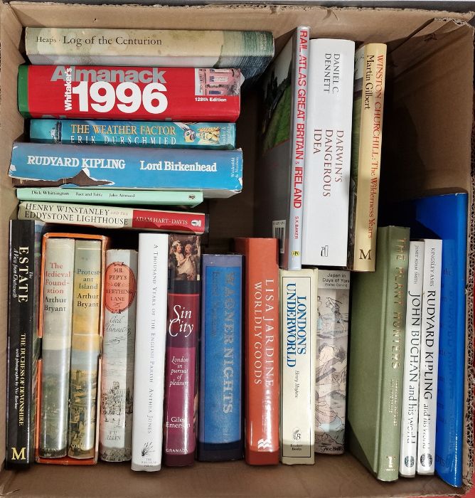 Quantity of books relating to British History and Social History to include Girouard, Mark "Life