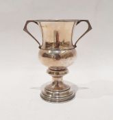 George V silver two-handled trophy cup, Birmingham, A L Davenport Ltd 1934, 5ozt