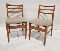 Four ladderback 'Scandart' chairs (4)