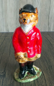 Limited edition (13/14) Anita Harris 'Foxy Gent'. One of only 14 produced,  gold signed to base.