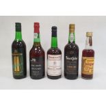 Bottle of Leacocks Saint John Reserve Verdelho Madeira 75cl, a bottle of Harveys Eleven Sherry 70cl,