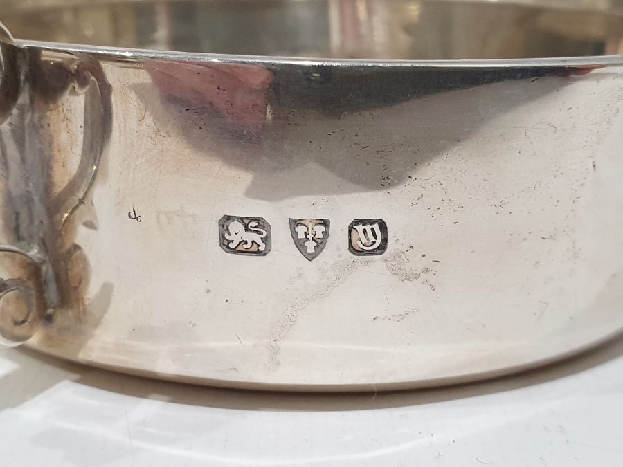 Silver presentation quaiche, Chester 1937, initialled - Image 2 of 2