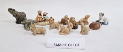 Large quantity Wade Whimsies animals and figures