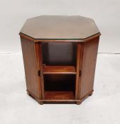 20th century octagonal coffee table / cocktail cabinet Condition ReportHeight 56.5cm Width 57.5cm