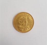 Queen Victoria 1887 gold sovereign