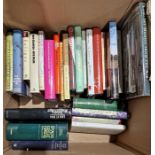 Quantity of modern hardback books to include history novels, biography, topography, etc. (3 boxes)
