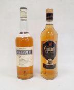 Bottle of Cragganmore Single Speyside Malt Scotch Whisky, aged 12 years 70cl and a bottle of William