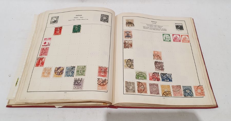 The Strand stamp album with mixed stamps and a draughtsman's technical drawing set (2) - Image 6 of 6