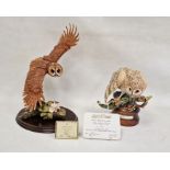 Country Artists limited edition model of owl 'Graceful Flight' by David Ivey, 703/950, 1996 and