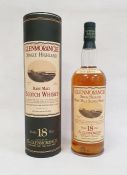 Bottle of Glenmorangie Single Highland Rare Malt Scotch Whisky 1 litre