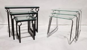 Two nests of modern coffee tables (2)