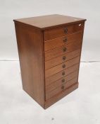 20th century oak chest of four drawers, on plinth base Condition ReportHeight approx 76.5cm Width