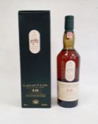 Bottle of Lagavulin Single Islay Malt Scotch Whisky, aged 16 years, 70cl