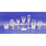 Large collection of Stuart crystal glasses to include wine glasses, champagne flutes, hi-balls,