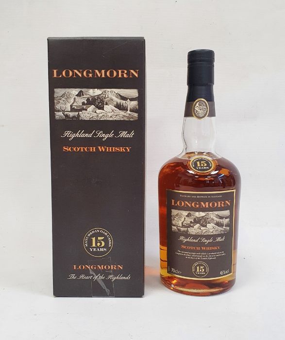Bottle of Longmorn Highland Single Malt Scotch Whisky, matured 15 years, 70cl