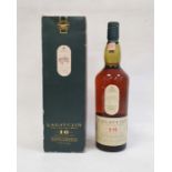 Bottle of Lagavulin Single Islay Malt Scotch Whisky, aged 16 years, 1 litre