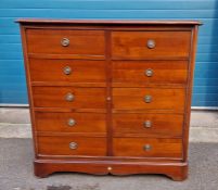 20th century compactum wardrobe, the rectangular top with moulded edge and rounded front corners,