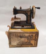 Bing Bavaria child's sewing machine in original box