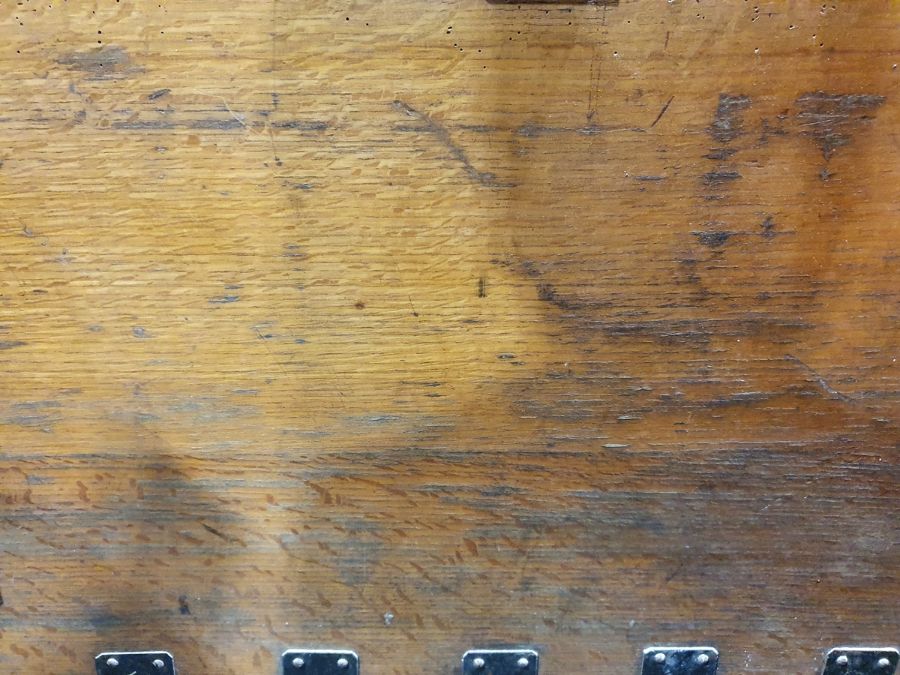 Oak and iron-bound chest marked to inside 'Mappin - Image 28 of 36