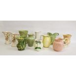 Quantity Shorter, Crown Devon and similar jugs and vases (12)