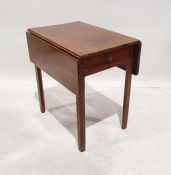 Single drawer mahogany Pembroke table