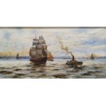 20th century school Pair of oils on canvas Boats at sea, each individually signed indistinctly (2)
