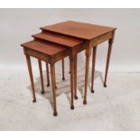 Mid century nest of three tables