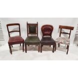 Five various assorted chairs (5)